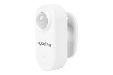 Cofan – Sensor de Movimiento Inteligente | WiFi + Bluetooth | Compatible con Alexa y Google | Seguridad para el Hogar